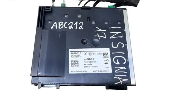 Opel Insignia B Other control units/modules 39106613 28565134 497316088