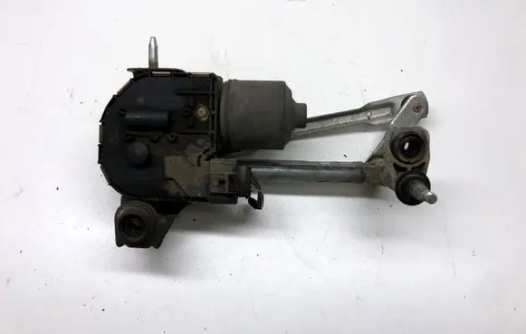 Front wiper linkage and motor
