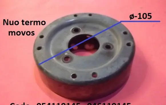 Audi A6 S6 C4 4A Water pump pulley 054119145 046119145