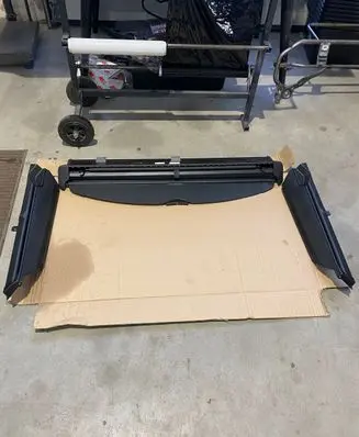 Parcel shelf load cover