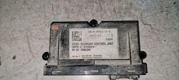 Tesla Model S Sunroof control unit/module A0753G01F