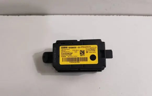 BMW 3 F30 F35 F31 Alarm control unit/module 9269635 9626116