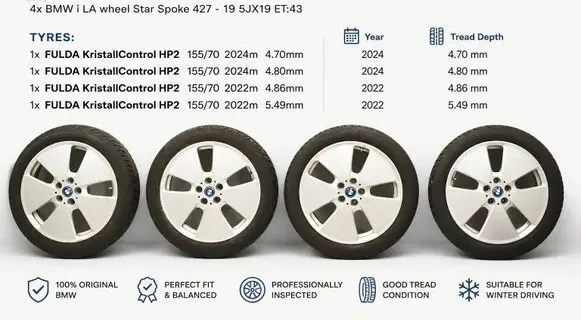 BMW i3 R19 alloy rim 6852053