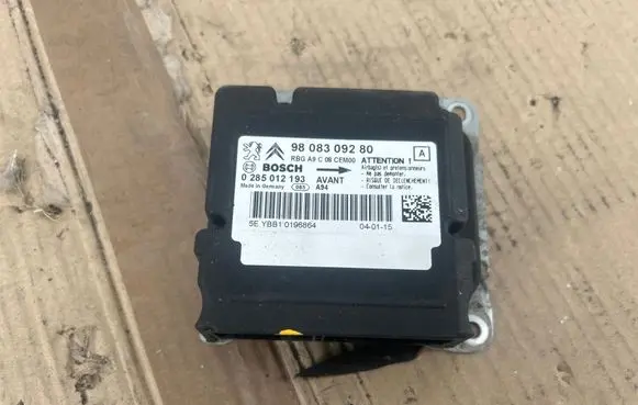 Peugeot 2008 I Airbag control unit/module 9808309280 0285012193