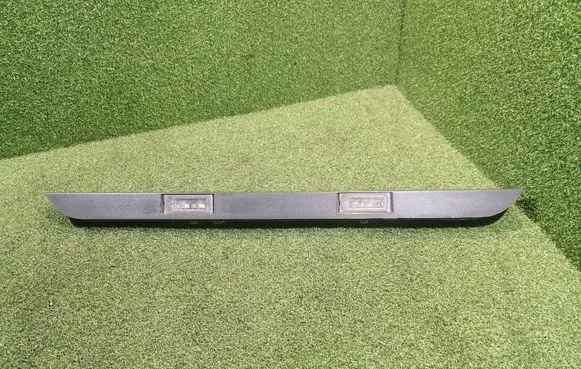 Trunk door license plate light bar