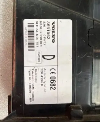 Volvo V70 Phone keyboard 8651562 419401170781 22041940