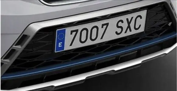 Seat Ateca Rear bumper trim bar molding 575071365