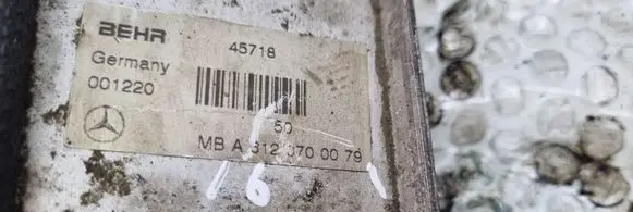 Mercedes-Benz C W203 Fuel cooler (radiator) A6120700079
