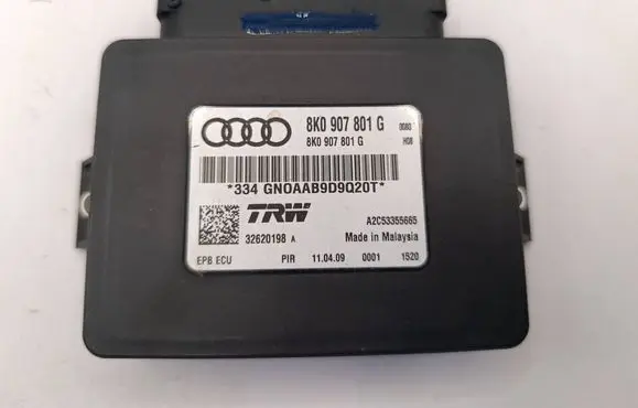 Audi A4 S4 B8 8K Hand brake control module 8K0907801G 32620198A A2C53355665