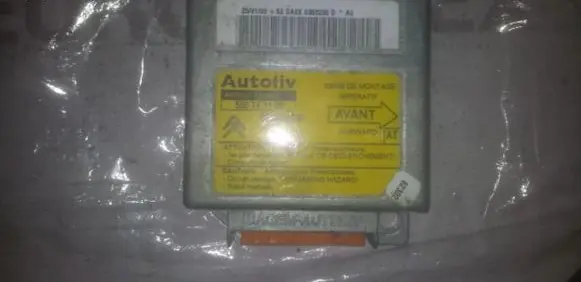 Citroen Xsara Airbag control unit/module 9638101980 550741100