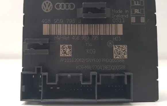 Audi A6 S6 C7 4G Door control unit/module 4G8959795J