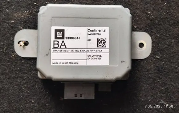 Opel Antara Other control units/modules 13306647 5WK50278A 20770067