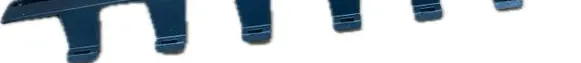 Volvo S40, V40 Rear bumper trim bar molding PV4B17F003A