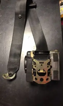 Audi A6 S6 C5 4B Rear seatbelt 193857737