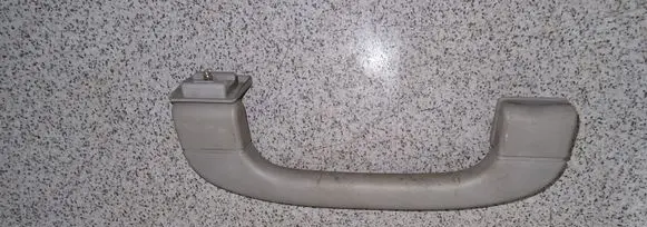 Rear interior roof grab handle