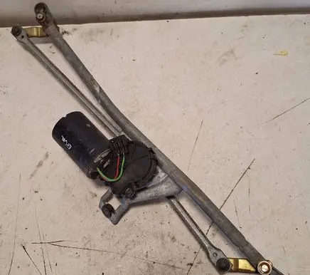 Front wiper linkage and motor