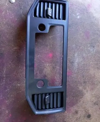 Volkswagen Crafter Radio/GPS head unit trim 7C0857038E