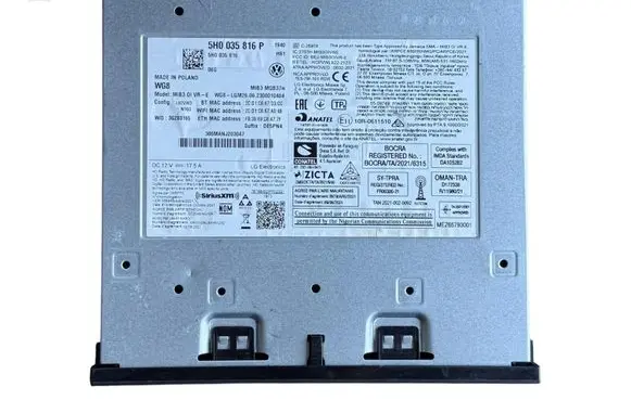 Volkswagen Golf VIII Navigation unit CD/DVD player 5H0035816P