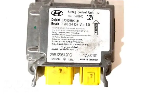 Hyundai Santa Fe Airbag control unit/module 959102B900 0285001829 29B120612PG