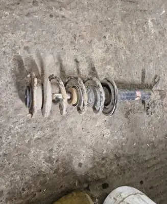 Peugeot Boxer Front shock absorber with coil spring