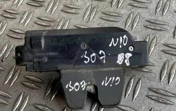 Peugeot 307 Tailgate exterior lock 9652301980 200510