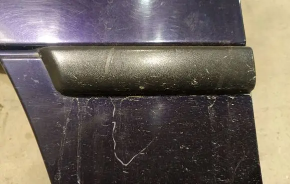Opel Astra F Front bumper splitter molding 