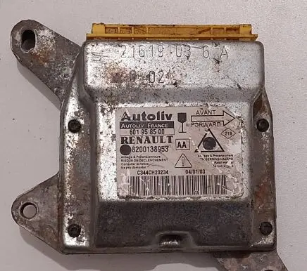 Renault Laguna II Airbag control unit/module 8200138953 216191036A 601958500