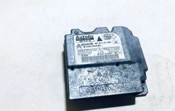 Citroen C4 I Airbag control unit/module 9653493780 603726100