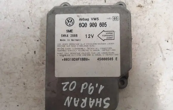 Volkswagen Sharan Airbag control unit/module 6Q0909605 5WK42866 45000505E