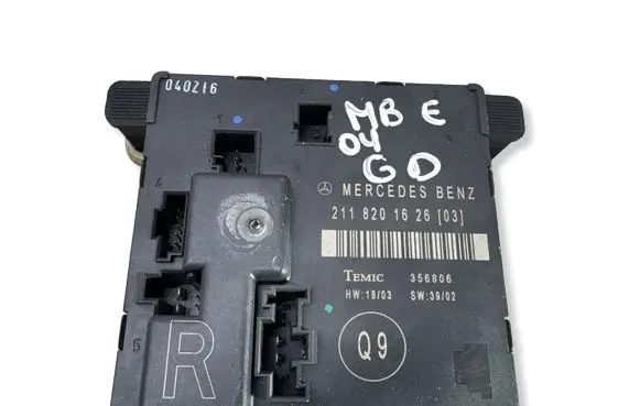 Mercedes-Benz E W211 Door control unit/module 2118201626 356806