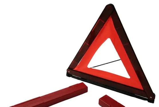 Volkswagen Tiguan Emergency warning sign 56D860250