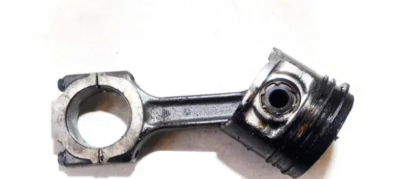Piston with connecting rod