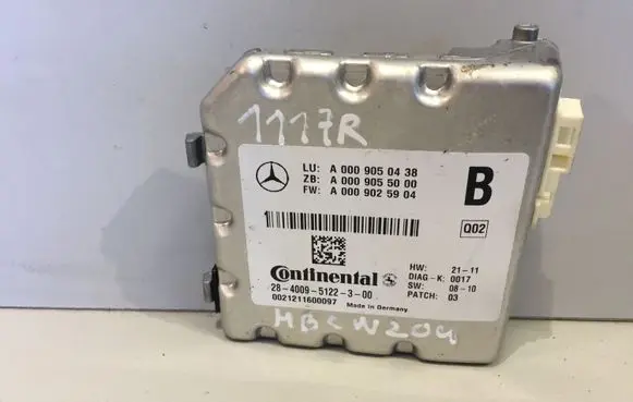 Mercedes-Benz C W204 Windshield/windscreen camera A0009050438 A0009055000 A0009025904