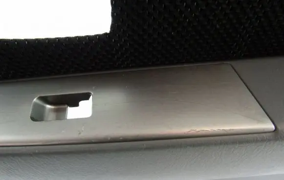 Front door card panel trim