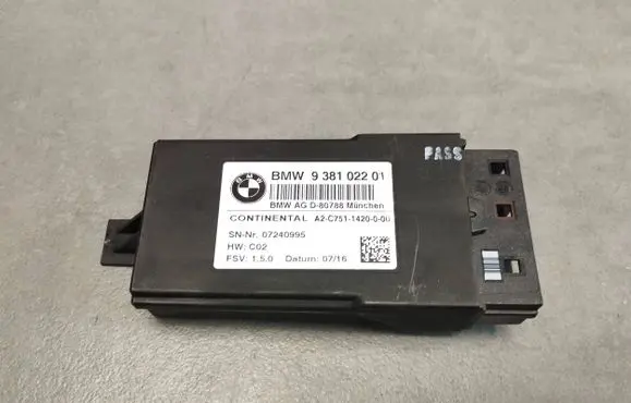 BMW 7 G11 G12 Other control units/modules 9381022