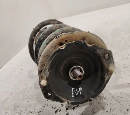 Front shock absorber with coil spring