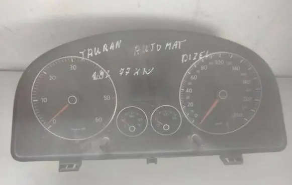 Volkswagen Touran I Speedometer (instrument cluster) 1T0920872F V0011000 VWZ7Z0F3028736
