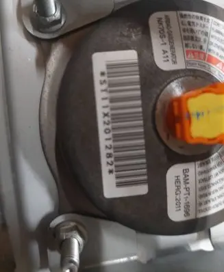 Nissan Leaf I (ZE0) Passenger airbag NK70S1A11 BAMPT11696 ST11X201282