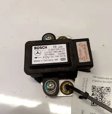 Mercedes-Benz A W168 ESP acceleration yaw rate sensor 0265005219