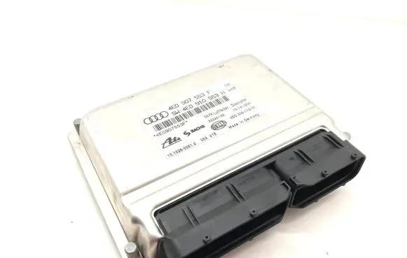 Audi A6 S6 C6 4F Air suspension control unit module (rear) 4E0907553F 4E0910553H 30326148