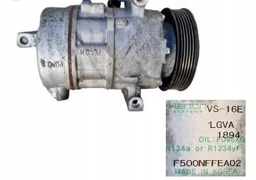 KIA Optima Air conditioning (A/C) compressor (pump) VS16E
