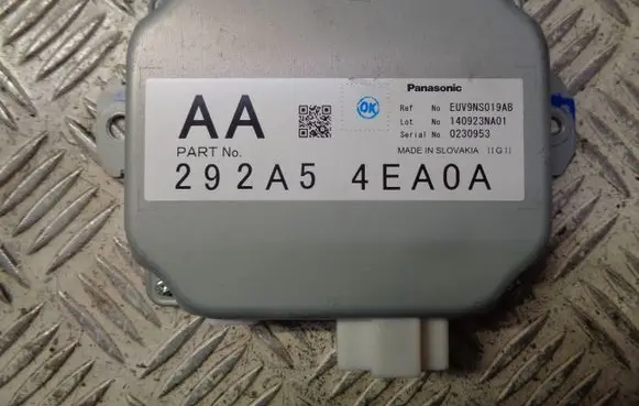 Nissan Pulsar Other control units/modules EUV9NS019AB 140923NA01 292A54EA0A