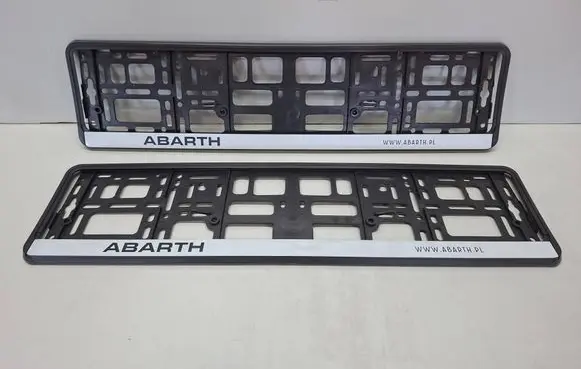Fiat 500 Abarth Number plate surrounds holder frame S27645524