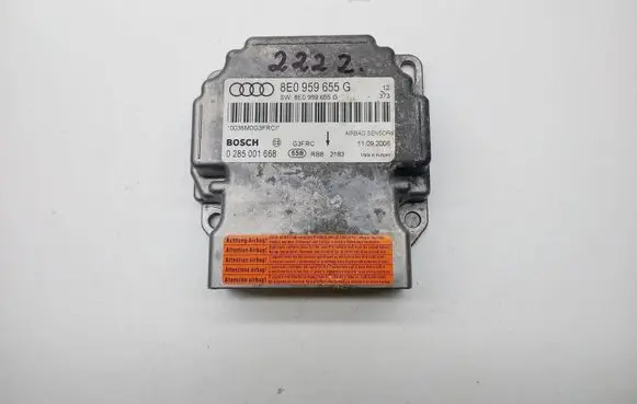 Audi A4 S4 B7 8E 8H Airbag control unit/module 8E0959655G 0285001668