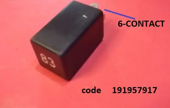 Volkswagen Golf II Other relay 191957917