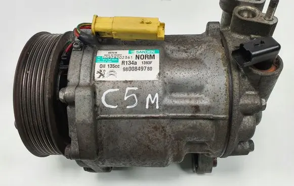 Citroen C5 Air conditioning (A/C) compressor (pump) 9800849780