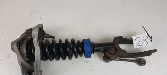 Volkswagen Touareg I Front shock absorber with coil spring 7L6413031L 7L0407047A