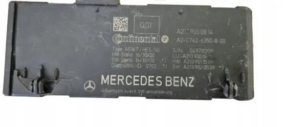 Mercedes-Benz E AMG W213 Tailgate/trunk control unit/module A2139000814