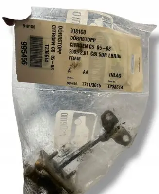 Citroen C5 Front door check strap stopper 9181G0