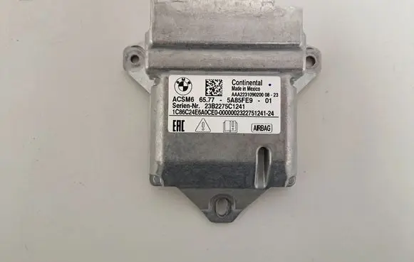 BMW X6 G06 Airbag control unit/module 5A85FE9 5B314A0